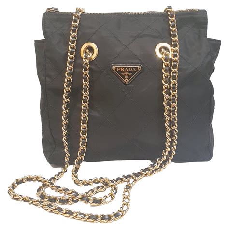 prada black square purse|prada nylon shoulder bag price.